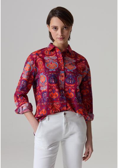 Блуза-рубашка WITH FOLK PRINT