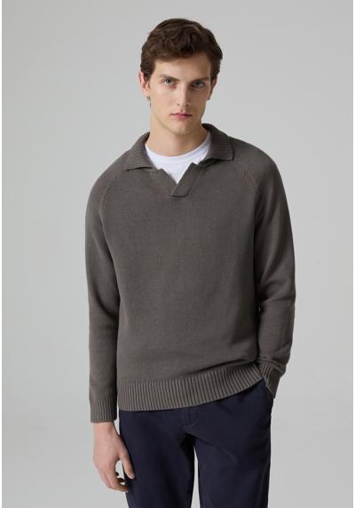 Кофта COTTON PULLOVER WITH POLO NECK