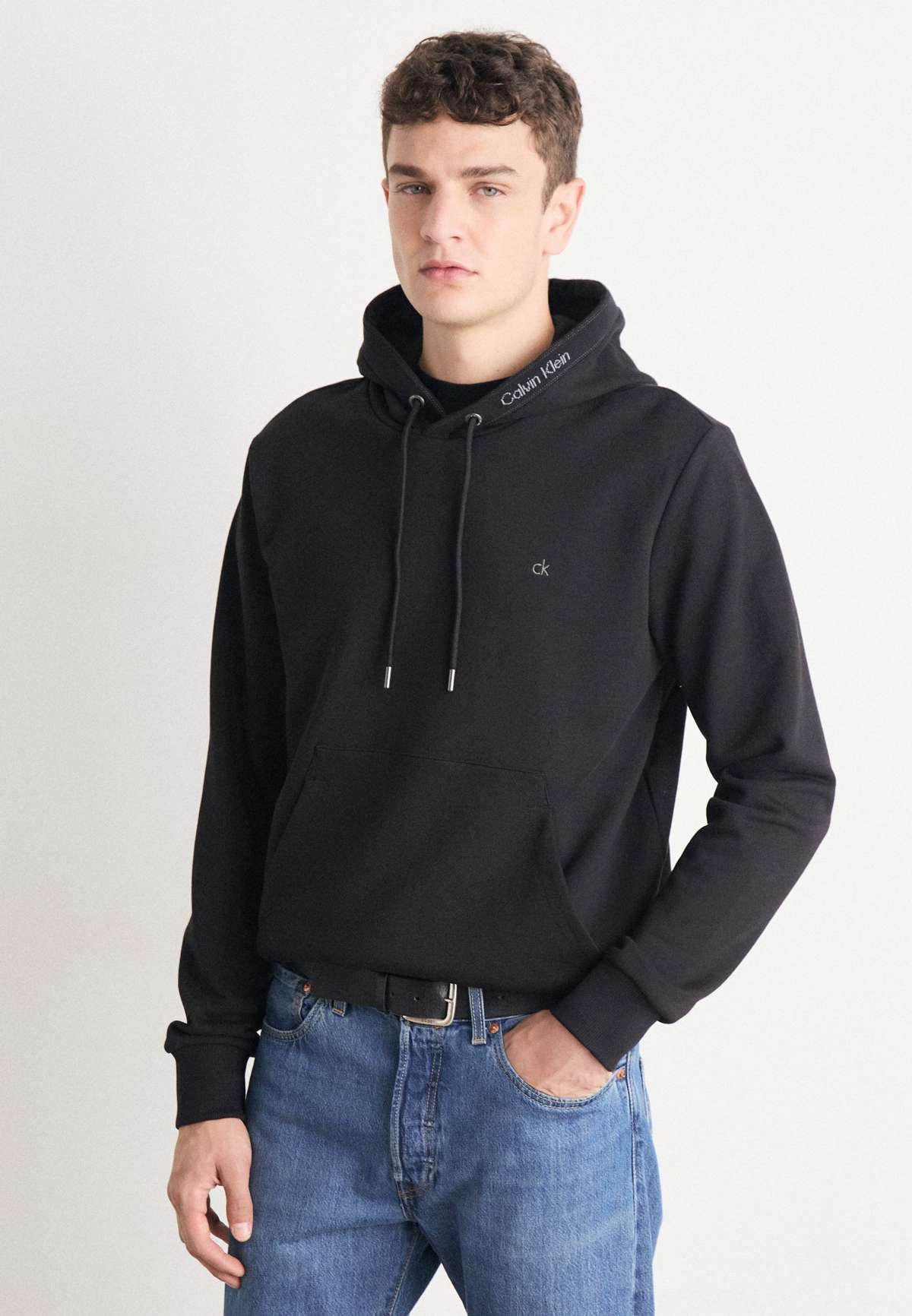 Пуловер NECK LOGO HOODIE