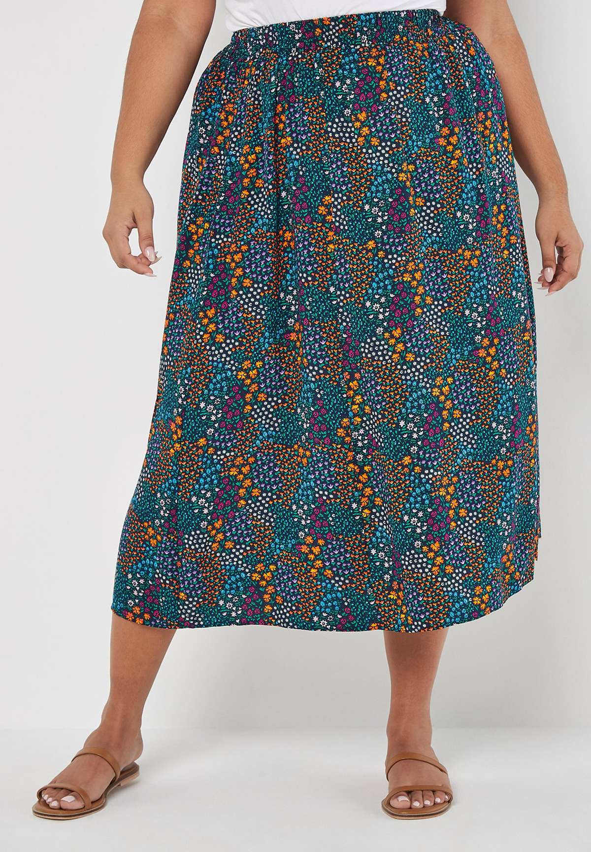 Юбка DITSY FLORAL SPLIT HEM