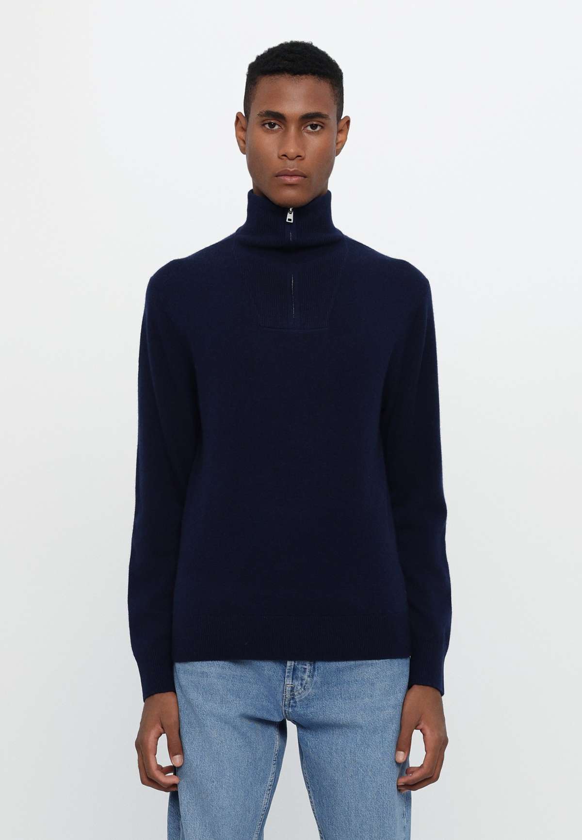 Пуловер ZIP COLLAR SWEATER