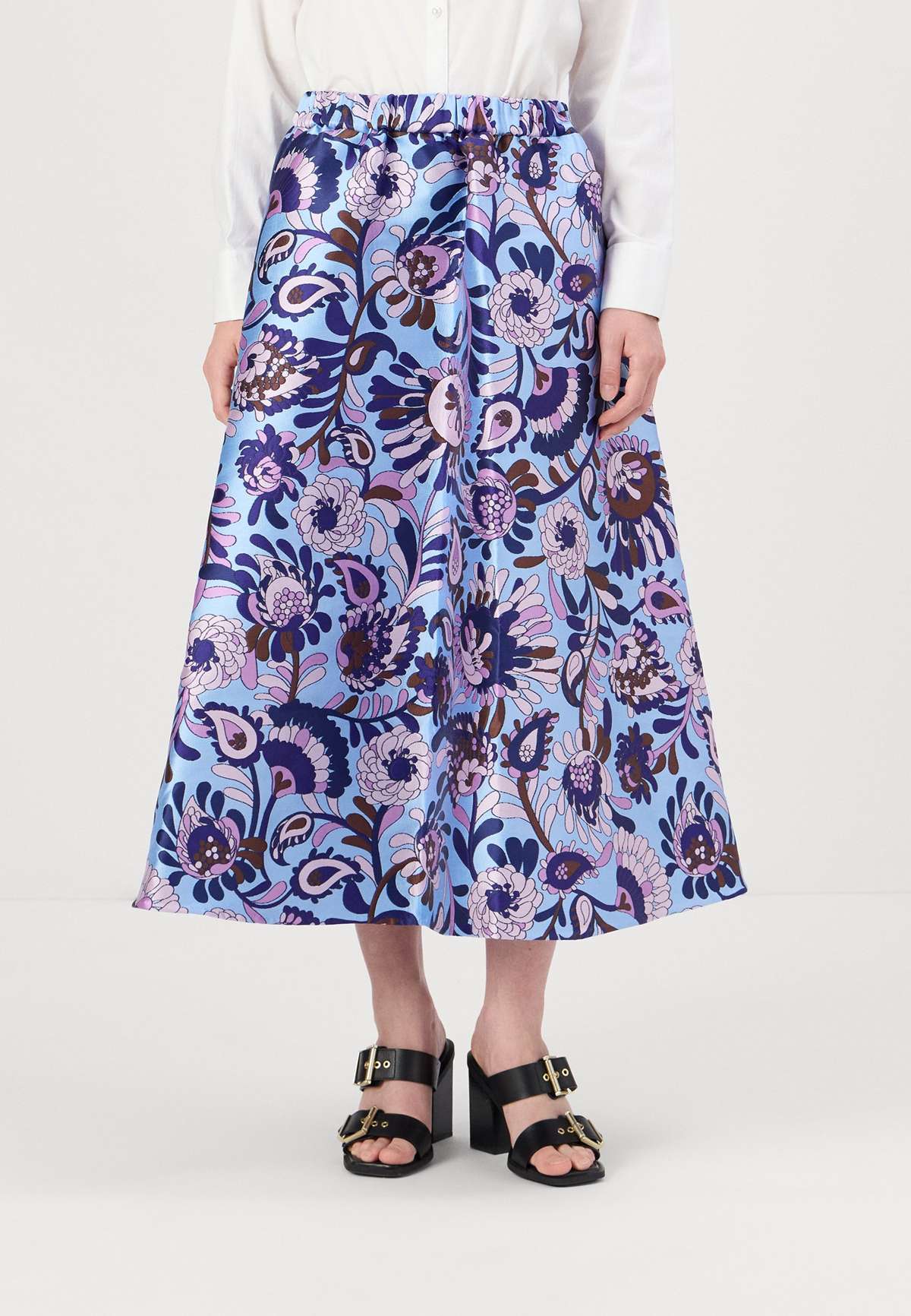 Юбка AUTUMN PAISLEY MIDI SKIRT