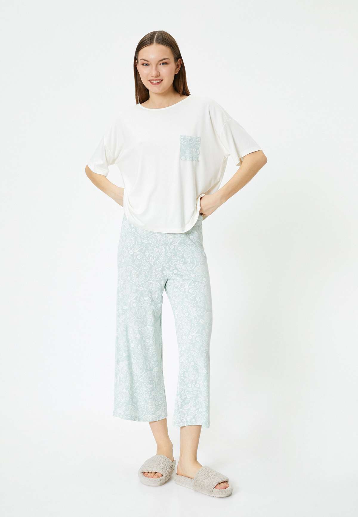 Ночное белье PATTERNED SHORT SLEEVE PYJAMA SET