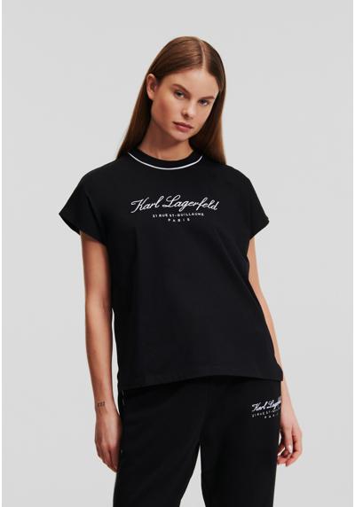 Пижамная рубашка HOTEL KARL CAP SLEEVE T-SHIRT