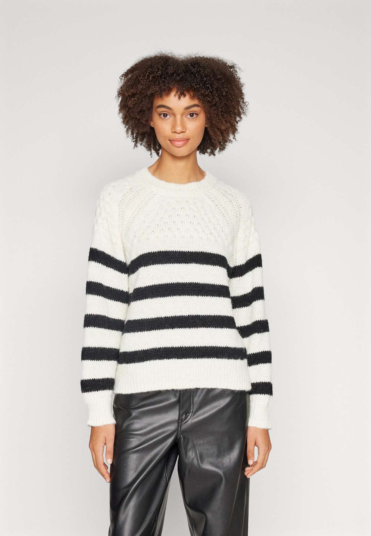 Пуловер ONLBILLIE LIFE STRIPE O-NECK