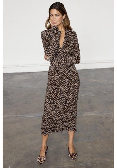 Коктельное платье LEOPARD CELESTE DRESS