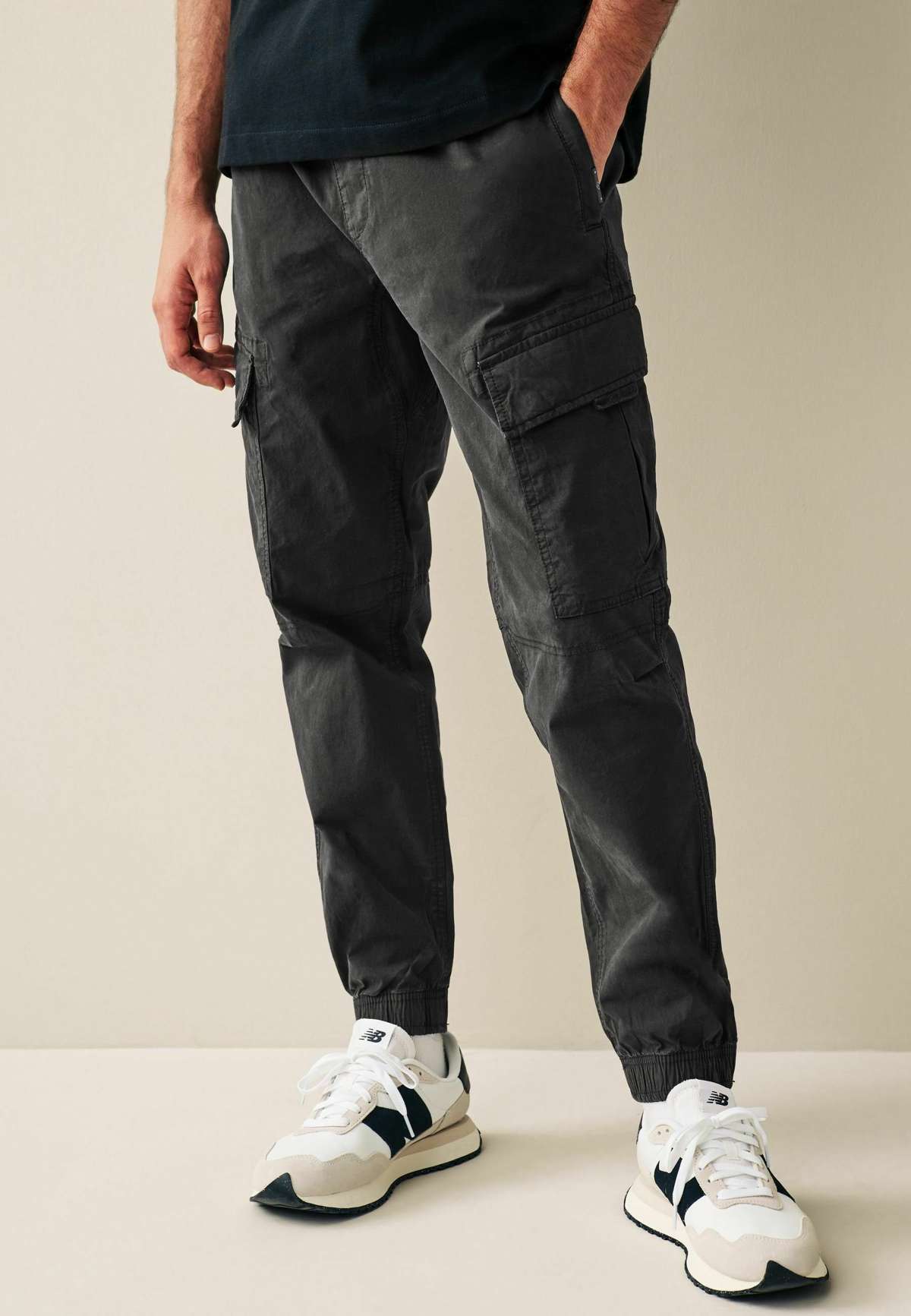 Брюки-карго REGULAR FIT TAPERED LEG