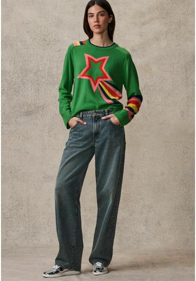 Пуловер RAINBOW STAR CREW NECK REGULAR FIT