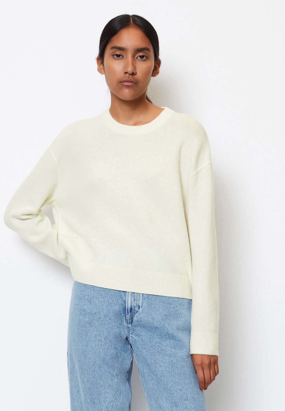 Пуловер SWEATER RIBBED CUFF RIBBED HEM