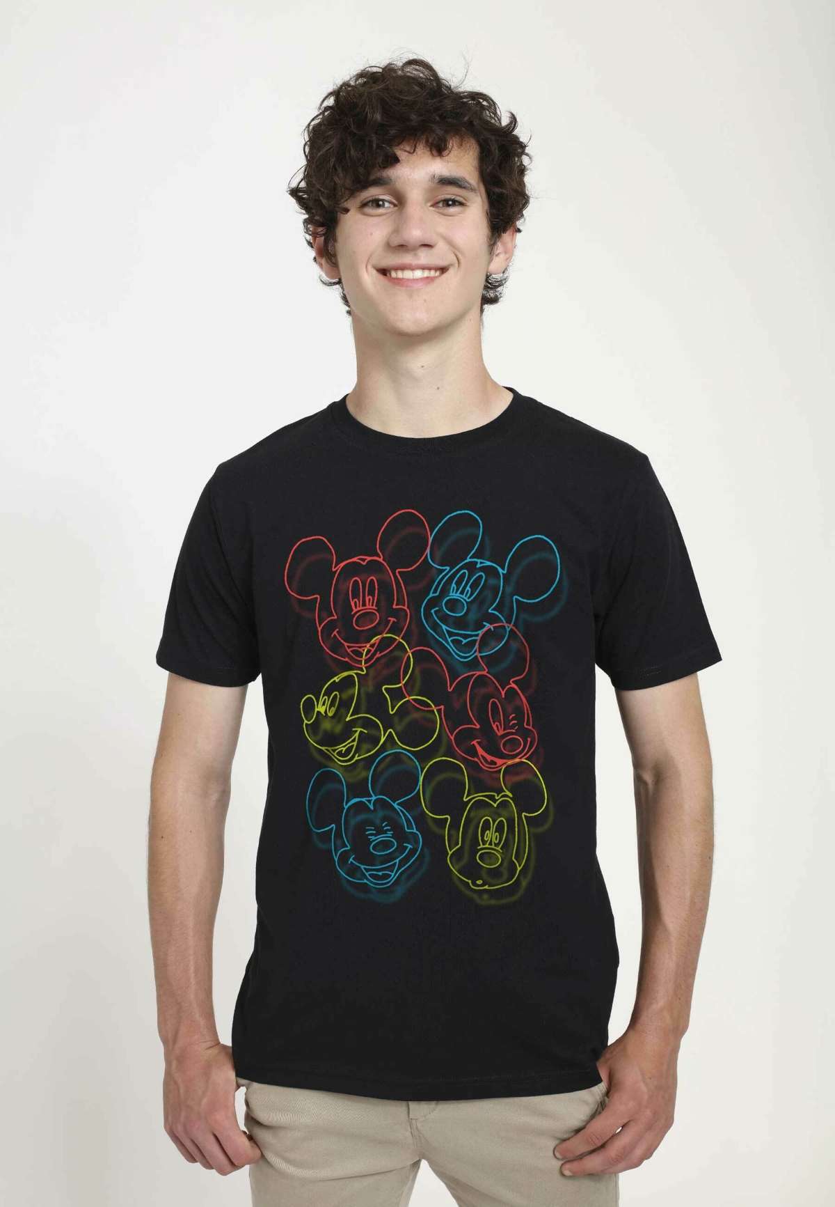 Футболка DISNEY CLASSIC MICKEY NEON HEADS UNISEX