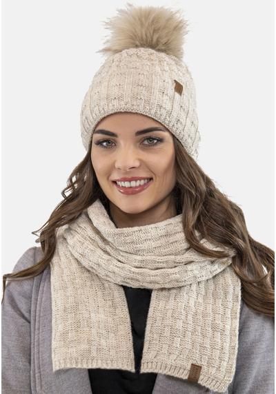 Шарф 7015 BEANIE AND SCARF SET