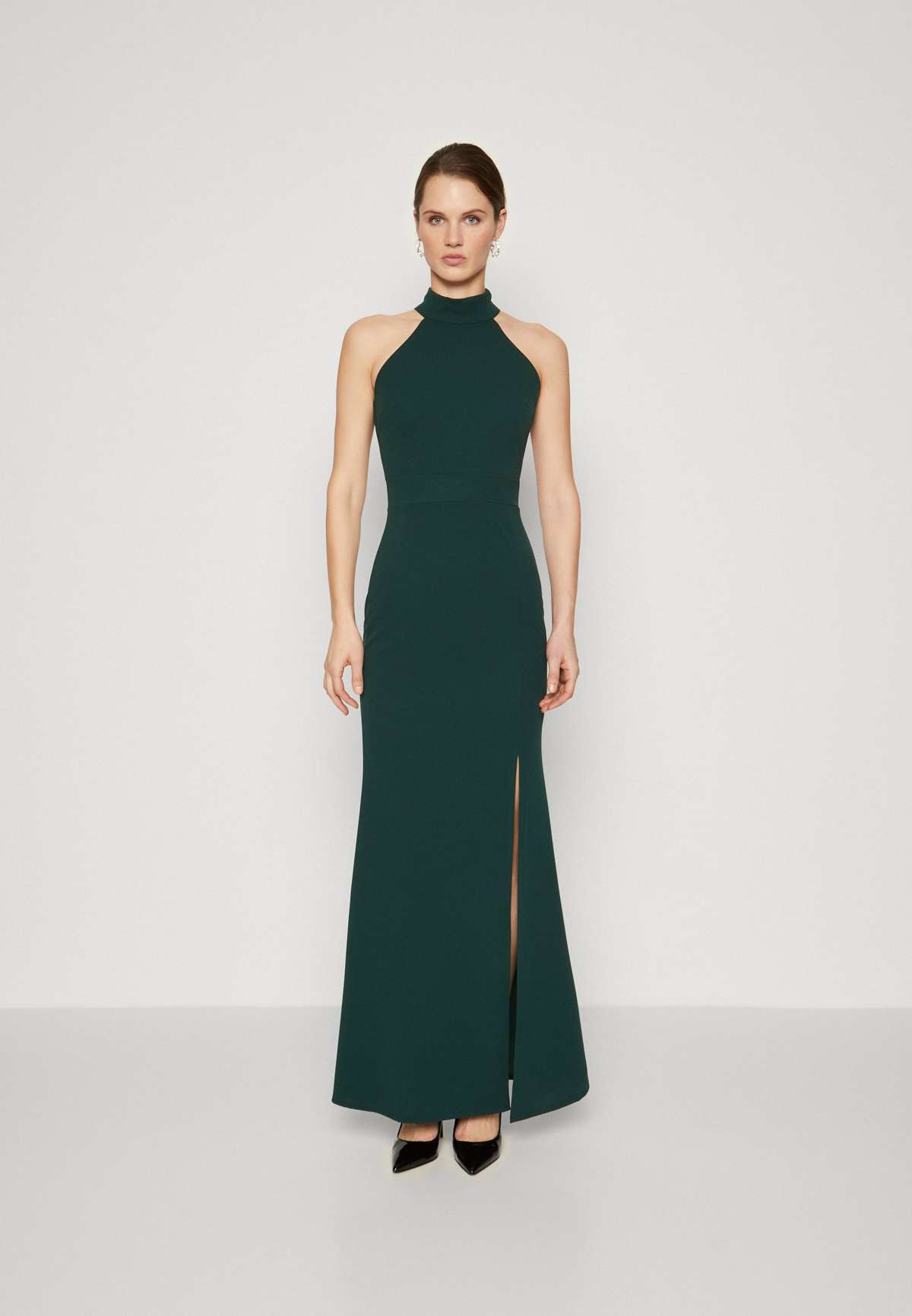 Платье HALTER NECK MAXI DRESS