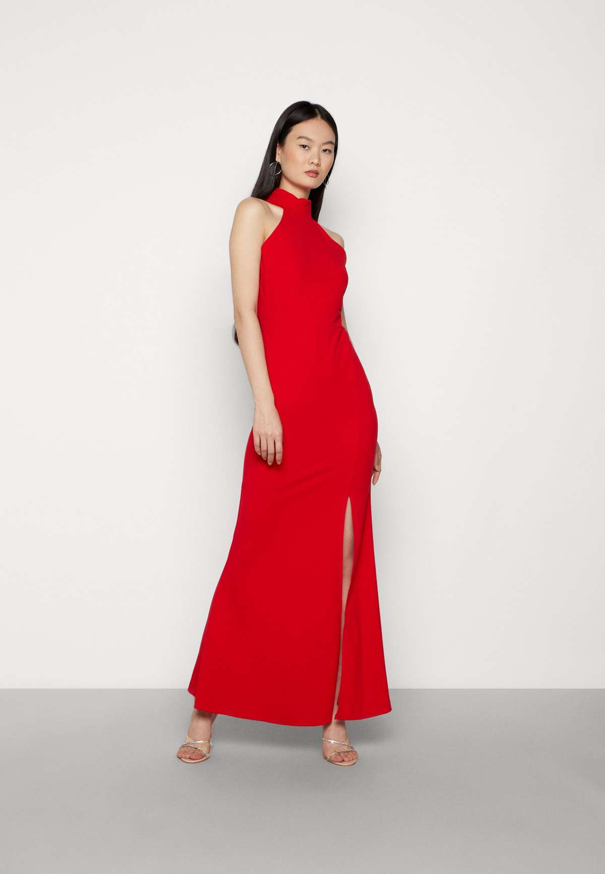 Платье HALTER NECK MAXI DRESS