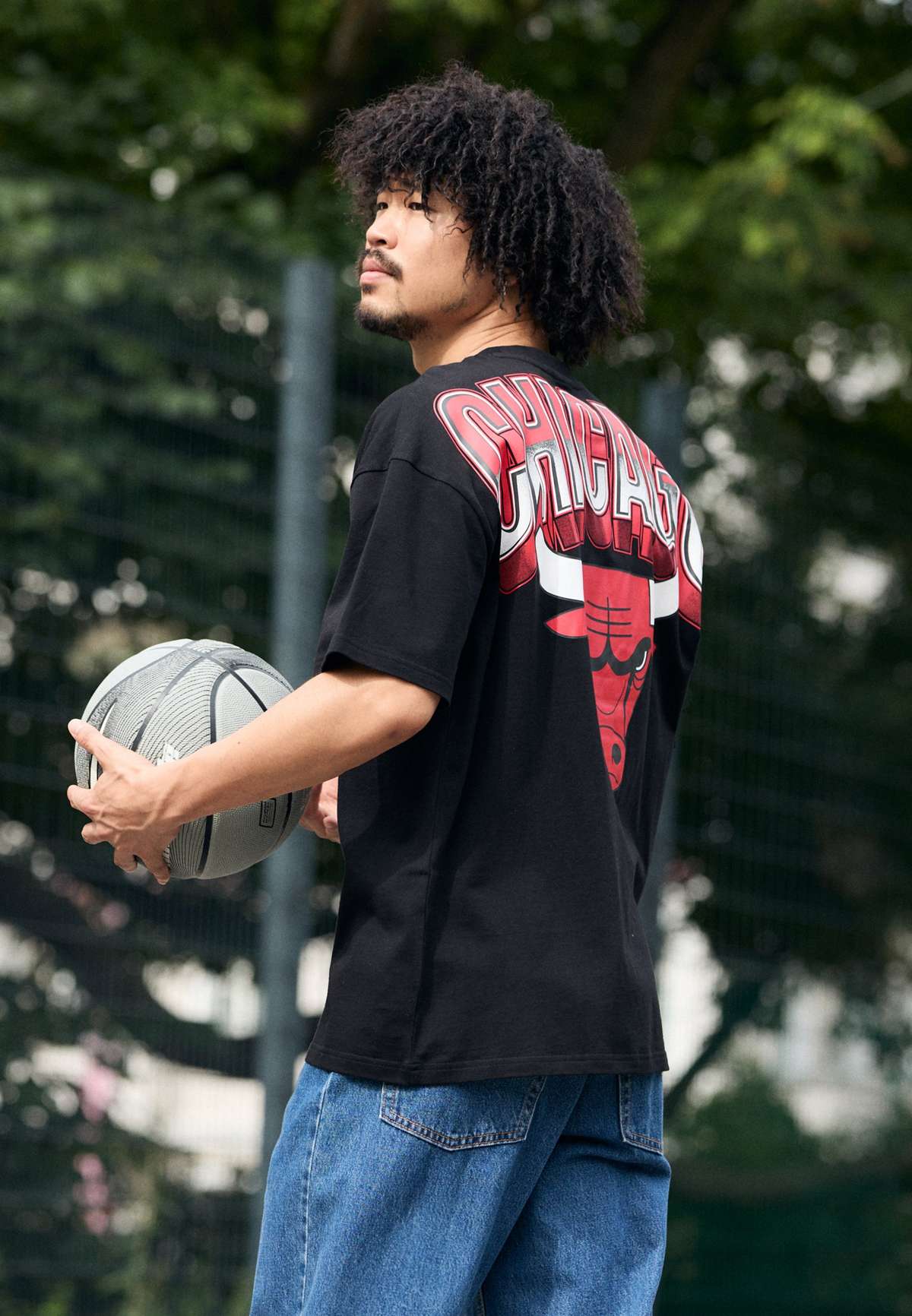 NBA CHICAGO BULLS TECH OVERSIZE TEE - Vereinsmannschaften NBA CHICAGO BULLS TECH OVERSIZE TEE