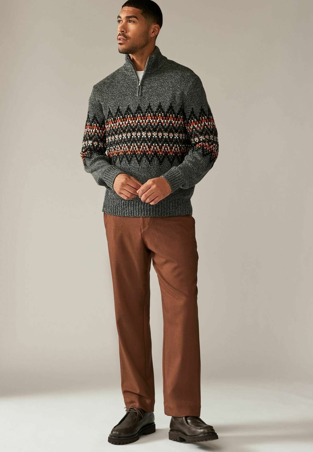 Пуловер FIT FAIRISLE PATTERN