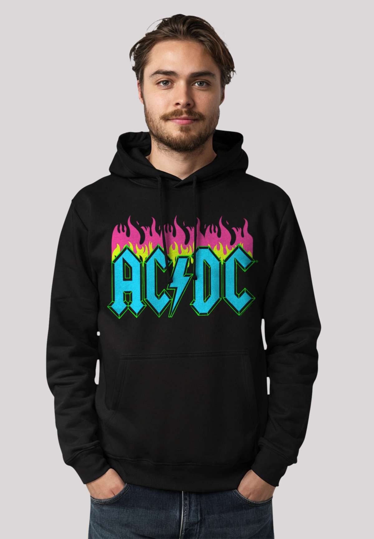 Пуловер ACDC NEON FLAMES