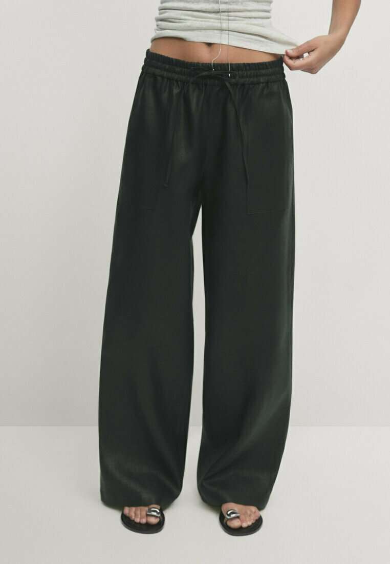 Брюки WAXED WIDE-LEG JOGGER