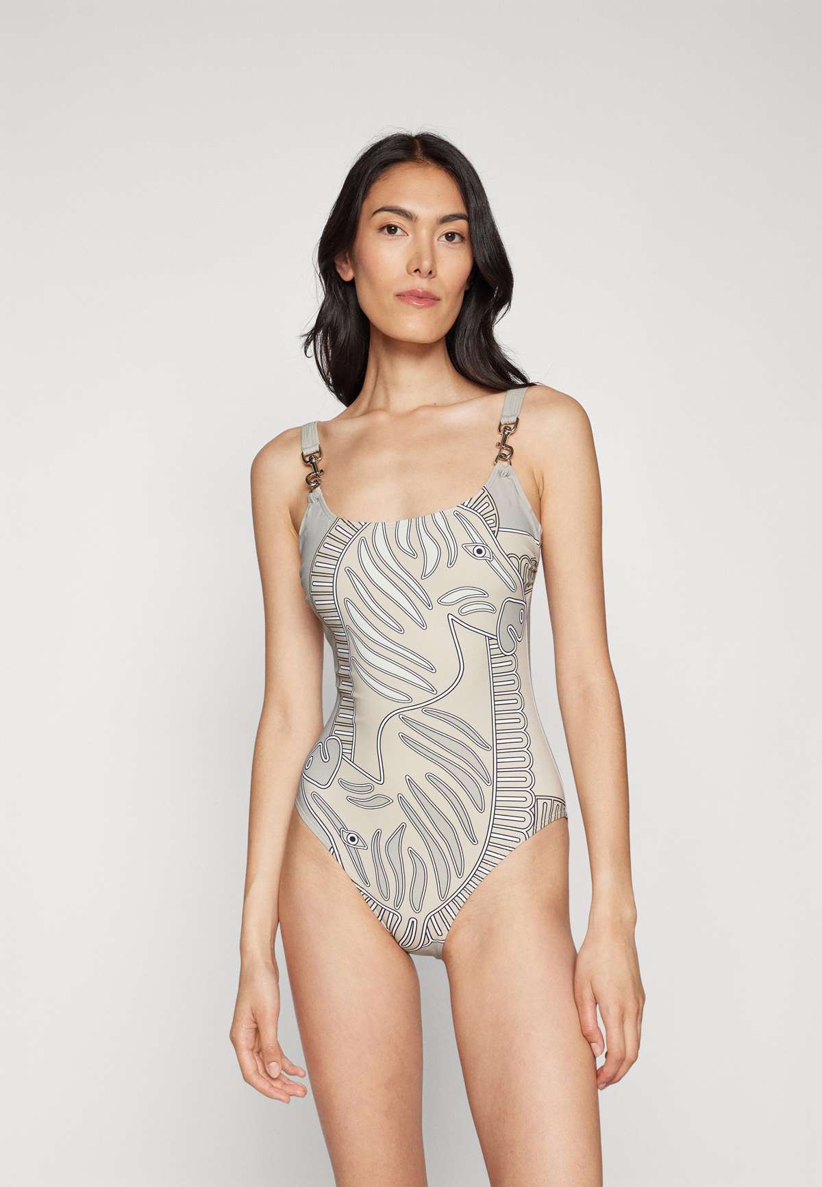 Купальник PRINTED CLIP TANK SUIT