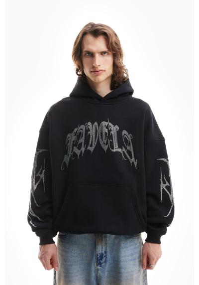 Кофта RIBCAGE RHINESTONE HOODIE UNISEX