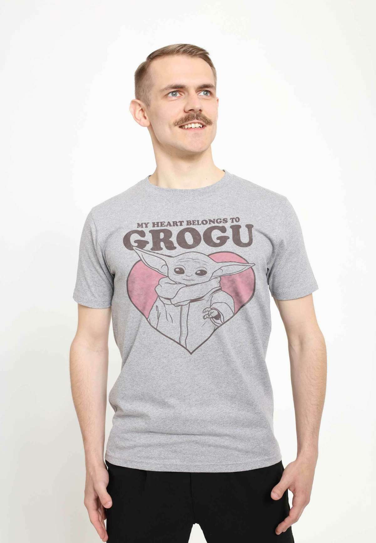 Футболка STAR WARS: THE MANDALORIAN MY HEART BELONGS TO GROGU UNISEX