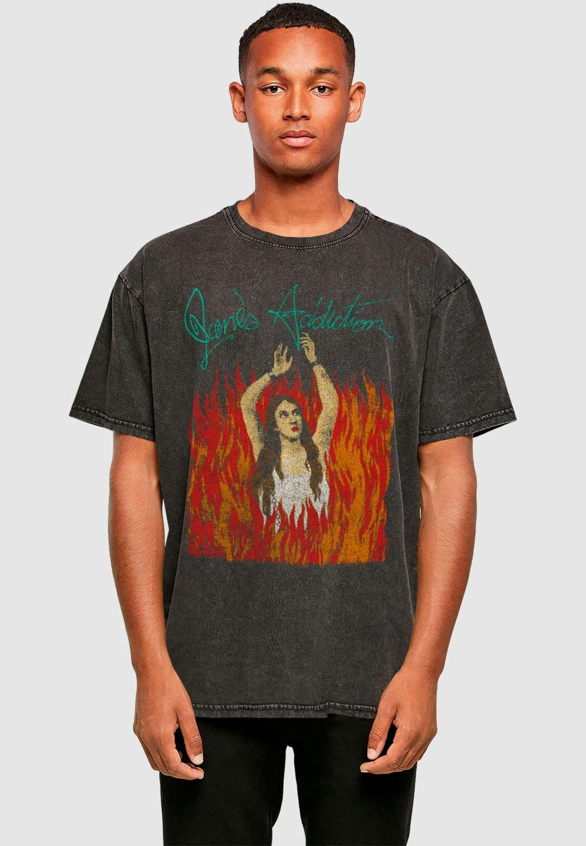 Футболка JANES ADDICTION RITUALO ACID WASHED TEE