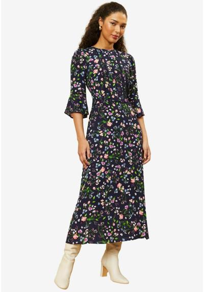 Платье FLUTE SLEEVES HIGH NECK MIDI REGULAR FIT