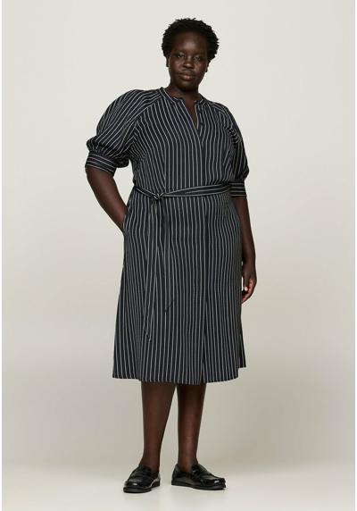 Платье CURVE ROPE STRIPE MIDI