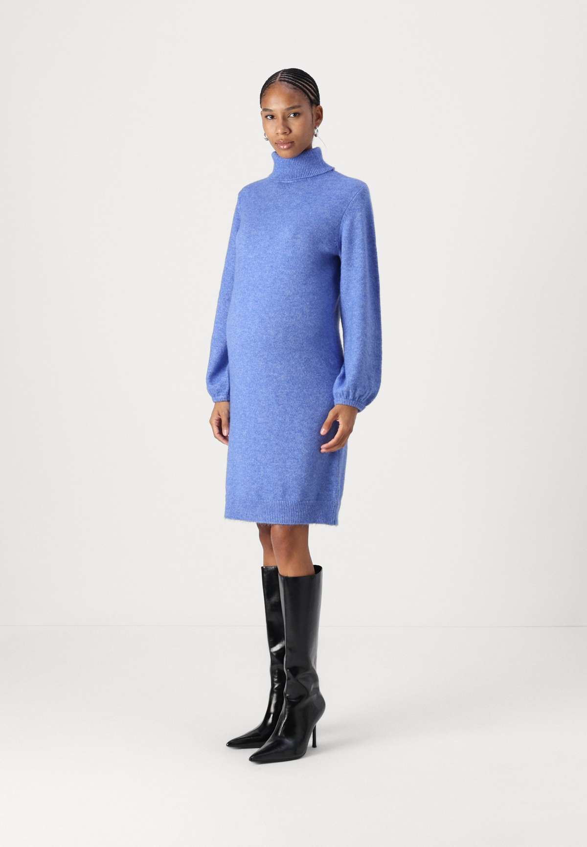 Трикотажное платье MLANYA ROLL NECK DRESS