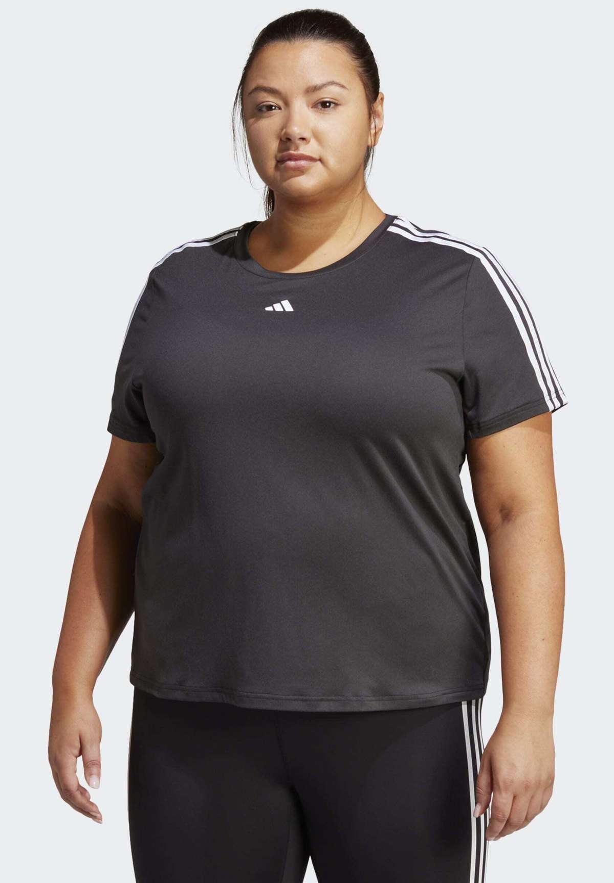 Футболка AEROREADY ESSENTIALS 3-STRIPES PLUS SIZE