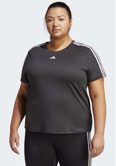 Футболка AEROREADY ESSENTIALS 3-STRIPES PLUS SIZE