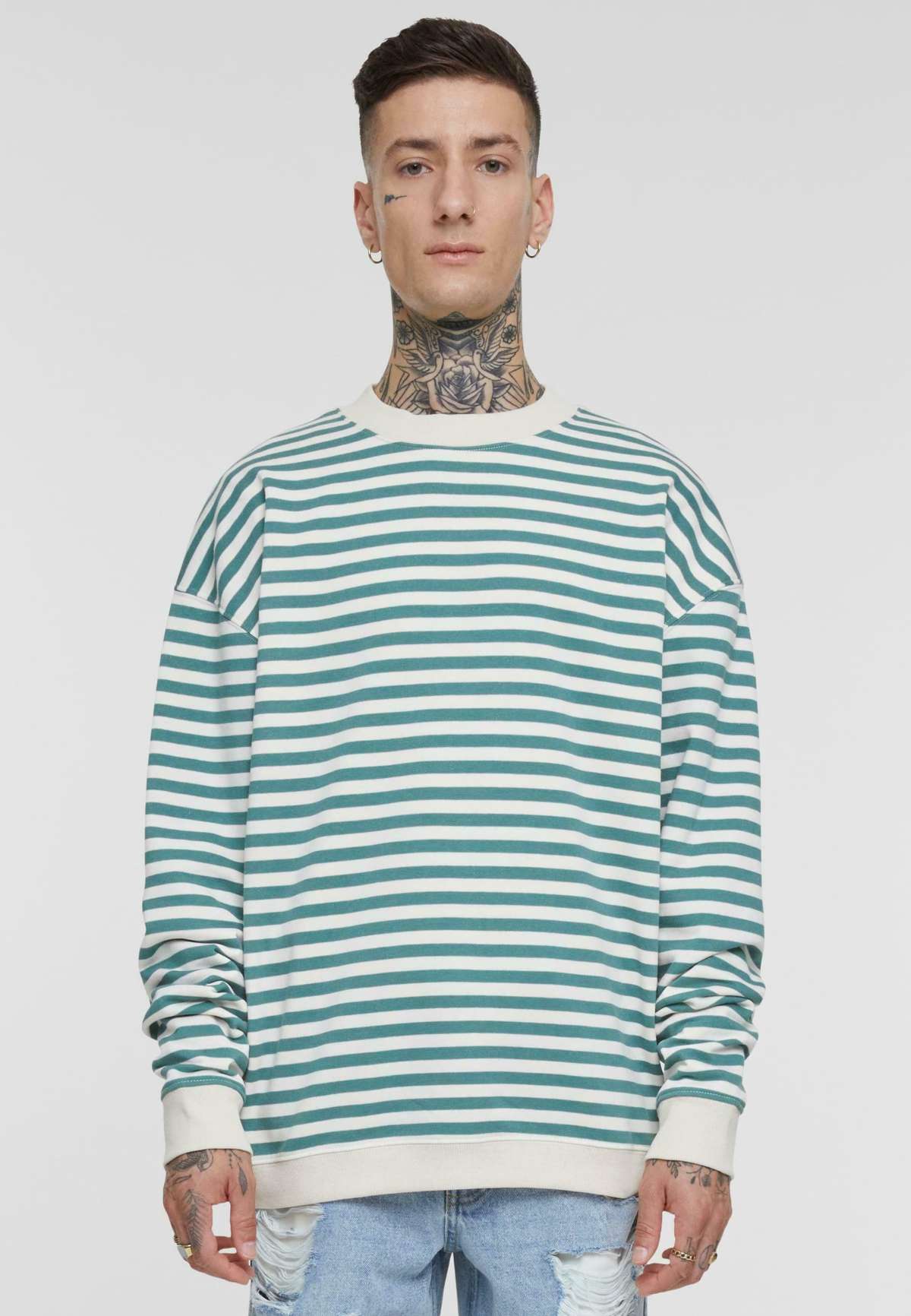 Кофта STRIPED CREWNECK