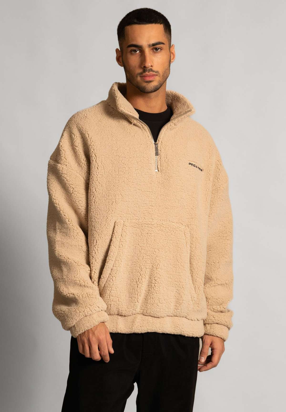 Пуловер PUKA TEDDY HALF ZIP