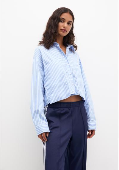 Блуза-рубашка STRIPED POPLIN BOXY