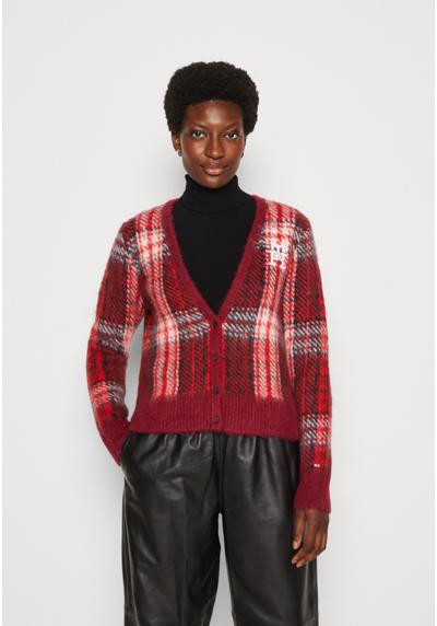 Трикотажный жакет TARTAN CHECK CARDIGAN