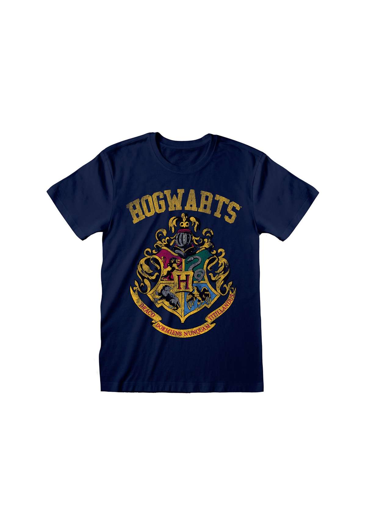 Футболка HARRY POTTER HOGWARTS FADED CREST