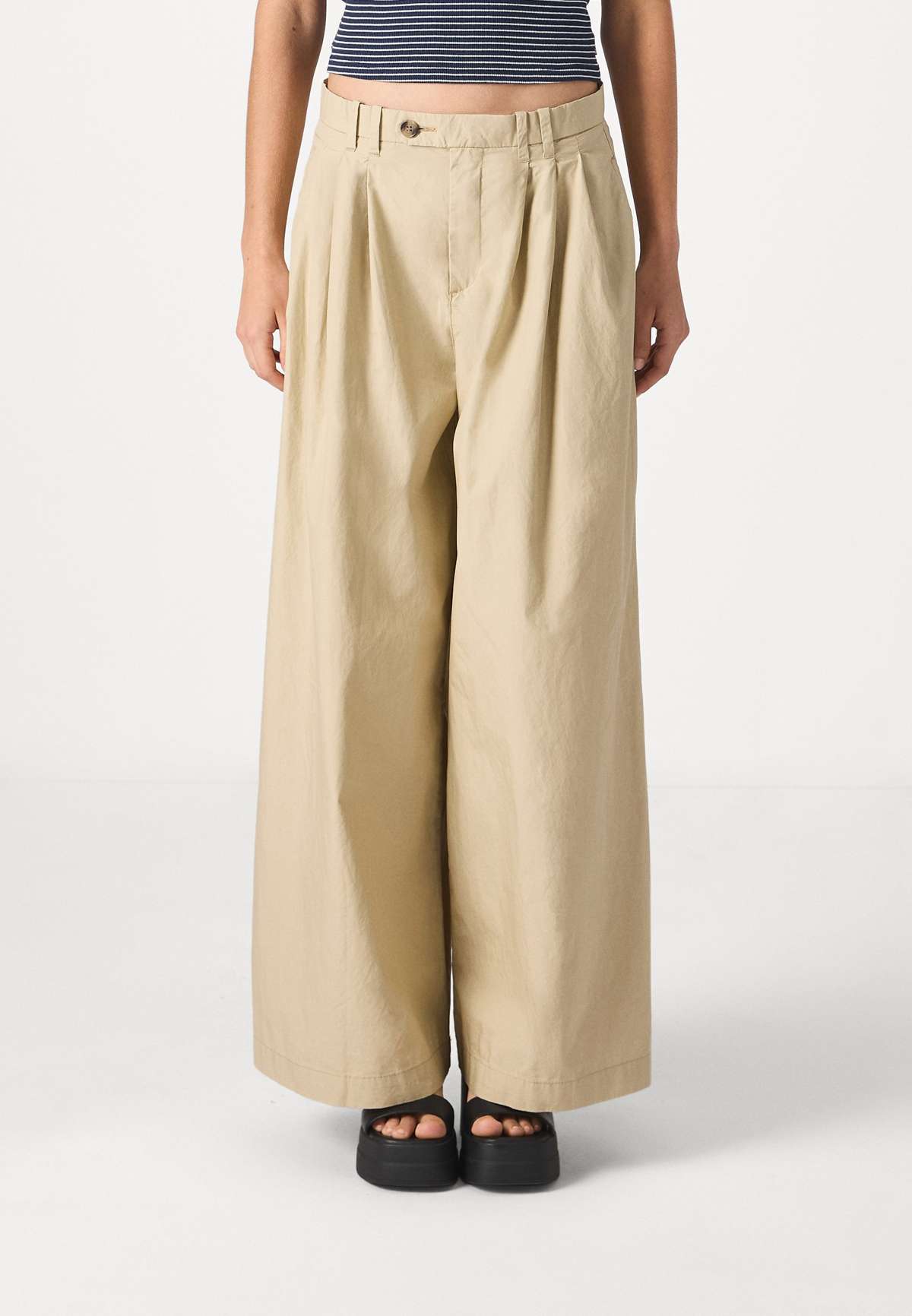 Брюки GAP X DOEN WIDE LEG KHAKI