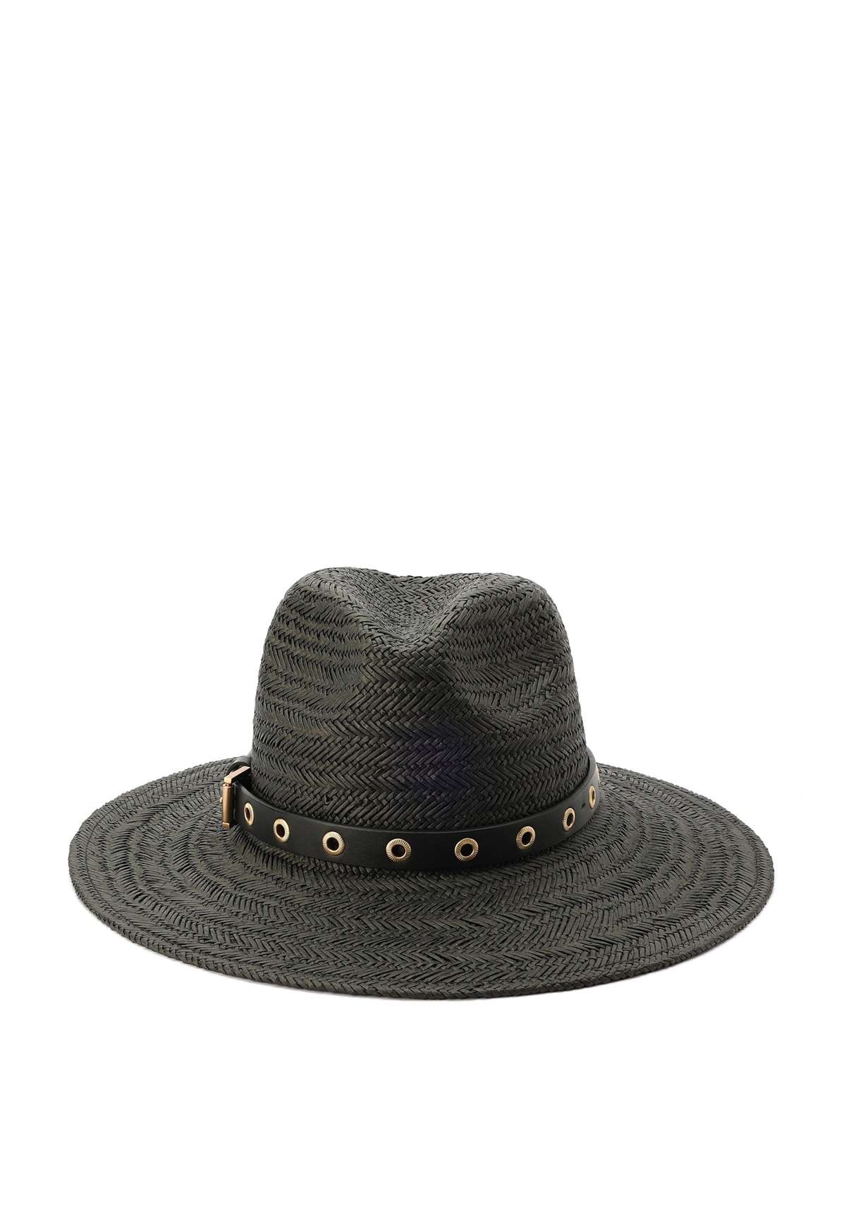 Шляпа ALTERNATING WEAVE EYELET FEDORA